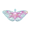 201 Stainless Steel Pendants STAS-B051-02RC-08-1