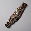 Flower Pattern Polyester Woven Belt Ornament Accessories FIND-WH0127-99-1