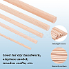 30Pcs 5 Styles Wood Craft Sticks WOOD-SP0001-75-5