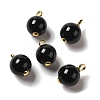 Natural Black Onyx(Dyed & Heated) Pendants FIND-C046-13A-G-1