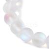 Beach Dolphin Dyed Synthetic Turquoise Bead Bracelets BJEW-JB10252-03-3