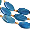 Natural Banded Agate Beads Strands G-F825-H01-01A-5