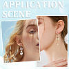 80Pcs 2 Color 304 Stainless Steel Leverback Earring Findings STAS-SP0001-14-5