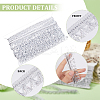 15 Yards Filigree Polyester Lace Fringe Trim OCOR-WH0089-13B-6