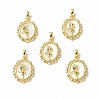 Shell Pendants X-KK-P223-06G-01-1