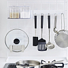 4 Sets 2 Colors Adhesive Wall Mounted Stainless Steel Pot Lid Holders AJEW-FH0004-53-7