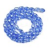 Transparent Electroplate Glass Beads Strands LS-EGLA-N013-T8mm-B10-2