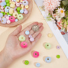 20Pcs 5 Colors Imitation Mink Fur European Beads FIND-PA0001-62C-3
