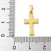 Ion Plating(IP) 304 Stainless Steel Micro Pave Cubic Zirconia Pendants STAS-Z107-08G-04-3