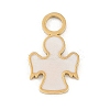 304 Stainless Steel Enamel Charms STAS-I325-059G-1