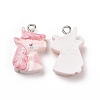 Opaque Resin Pendants RESI-J023-14A-1