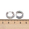 Brass Micro Pave Colorful Cubic Zirconia Hoop Earrings EJEW-S277-09P-B-5