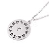 Non-Tarnish 201 Stainless Steel Pendant Necklaces NJEW-T009-JN139-40-1-3