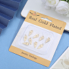10Pcs Brass Micro Pave Cubic Zirconia Pendants KK-BBC0015-25-6