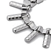 Non-Tarnish 304 Stainless Steel Hexagon Link Chain Bracelets BJEW-Q343-12P-2