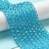 Transparent Glass Beads EGLA-A035-T6mm-D08-2