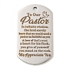 Non-Tarnish 201 Stainless Steel Pendants STAS-L079-08P-1