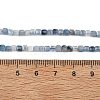 Natural Devil Blue Aquamarine Beads Strands G-NH0073-C01-3mm-5