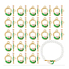40Pcs 2 Styles Tulip Alloy Enamel Pendants FIND-PH0021-39-7
