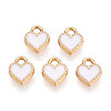 Alloy Enamel Charms ENAM-S121-164E-RS-1