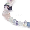 Natural Fluorite Chip Beaded Necklace NJEW-JN03824-02-4