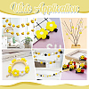 42Pcs 9 Styles Handmade Cotton Knitting Ornament Accessories DIY-WR0005-08-5