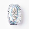 Single Face Laser Balloons Ribbon SRIB-WH0003-B05-1