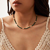 Natural Freshwater Pearl & 925 Sterling Silver Beaded Necklaces for Women NJEW-G154-03G-2