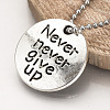 Tibetan Style Alloy Pendants TIBEP-Q078-20AS-RS-6