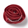 Flower Cloth with Plastic Pearl Brooch Pin JEWB-K013-01P-02-1