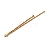 Brass Tassel Box Chain Big Pendants KK-G510-13G-2