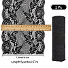 Flower Polyester Lace Edge Trim Ribbon SRIB-WH20020-029-2