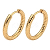 PVD Vacuum Plating 202 Stainless Steel Huggie Hoop Earrings with 304 Stainless Steel Pins for Women EJEW-H003-02G-1