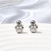304 Stainless Steel Nose Bone Rings STAS-B126-14P-02-3