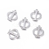 Tarnish Resistant 304 Stainless Steel Charms STAS-K215-09P-1