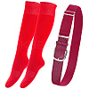 1 Pair Polycotton Solid Color Football Socks AJEW-CL0001-33B-7