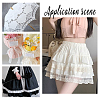 15 Yards Polyester Mesh Lace Ribbon OCOR-HY0001-37-5