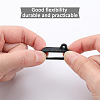 40Pcs 4 Style Silicone Rings with 10Pcs Adjustable Necklace Lanyard Anti-Lost Pendant Holder DIY-GF0008-10-6