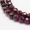 Natural Garnet Beads Strands G-F460-28-3