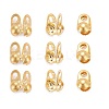 304 Stainless Steel Bead Tips X-STAS-R063-19-G-1