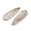 Natural Fossil Coral Pendants G-B187-01C-01-2