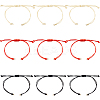 36Pcs 3 Colors Braided Waxed Polyester Cord AJEW-SC0003-73-1