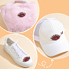 Glass Clothing Patches PATC-WH0028-025J-4