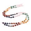 Natural Yellow Aventurine & Red Jasper & Rose Quartz & Sodalit & Green Aventurine Beads Strands G-Z135-A01-3