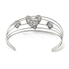 Non-Tarnish 304 Stainless Steel Hollow Open Cuff Bangles BJEW-Q348-03P-08-3
