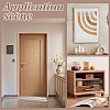 Square Wood Carving Waistline Edge Strips for Living Room Background Wall Decorative DIY-WH0622-561-5