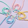 Stretch Kids Beaded Necklace & Bracelet Jewelry Sets SJEW-JS01198-2