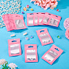 160Pcs Plastic Yin-yang Resealable Bags with Visible Window ABAG-TA0001-94B-5