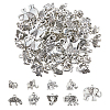 72Pcs 12 Styles Tibetan Style Zinc Alloy Pendants TIBEP-DC0001-29-1