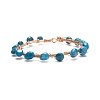 Natural Apatite Braided Beaded Bracelet BJEW-JB07997-07-1